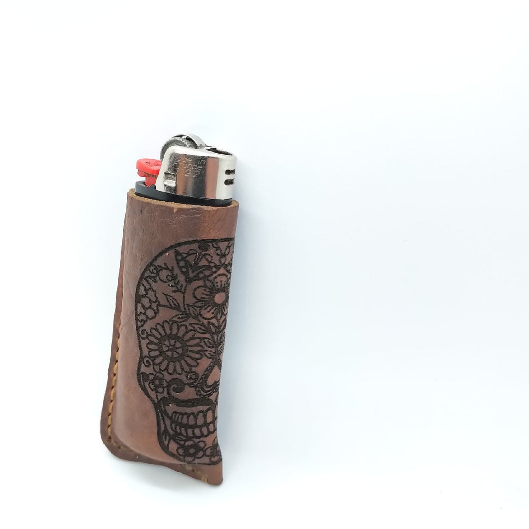 Sugar Skull Lighter Cover