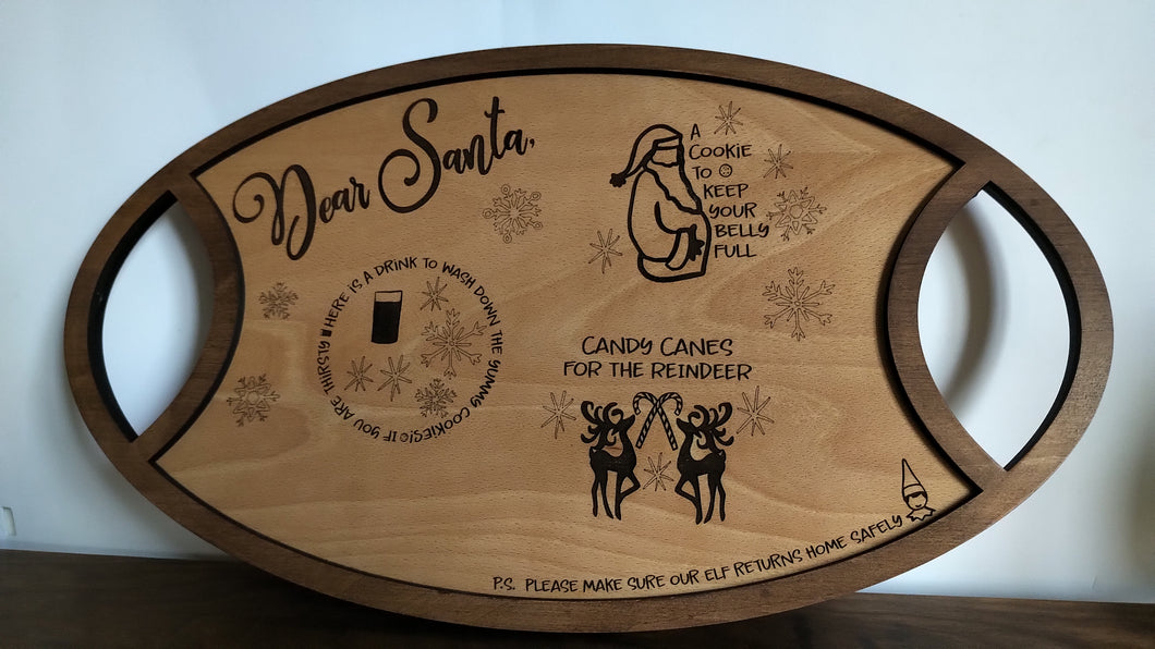 Santa Tray for Christmas eve