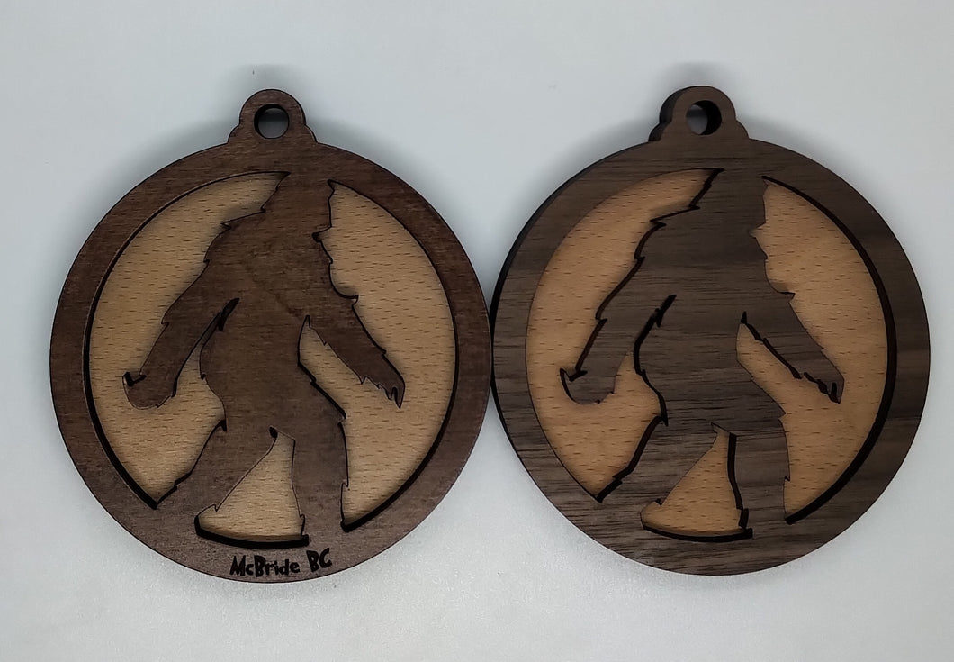 Double Layer Bigfoot Ornament